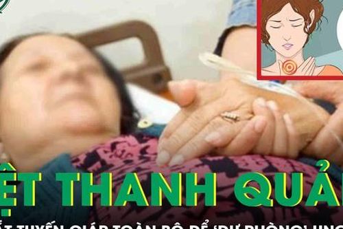 Liệt dây thần kinh thanh quản vì cắt toàn bộ tuyến giáp để 'dự phòng' ung thư