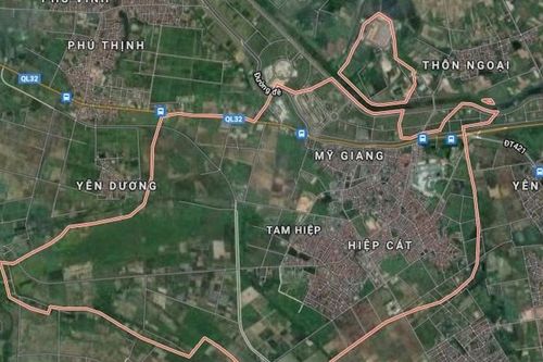 Hà Nội: sắp đấu giá đất tại huyện Phúc Thọ, giá khởi điểm từ 7,9 triệu/m2