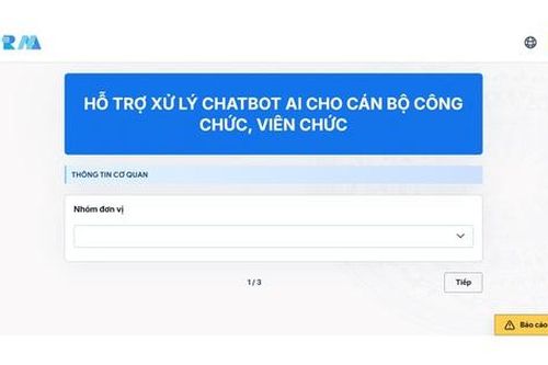 Hướng dẫn sử dụng chatbot AI hỗ trợ cán bộ, công chức, người lao động trong công việc