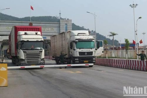 Lạng Sơn: Hoạt động xuất, nhập khẩu qua cửa khẩu Chi Ma tăng cao