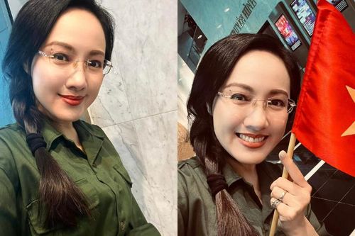 BTV Hoài Anh hóa thân cô dân quân trong loạt ảnh chào tháng 4