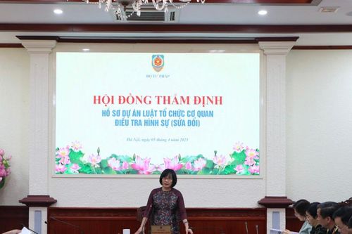 Thẩm định Luật Tổ chức cơ quan điều tra hình sự (sửa đổi): Đề nghị giữ nguyên mô hình cơ quan điều tra đặc thù