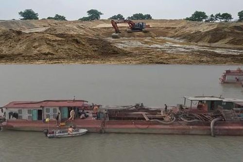 300 cảnh sát tập kích mỏ cát trái phép, điểm tập kết của Công ty Khoáng sản Thiên An Phát
