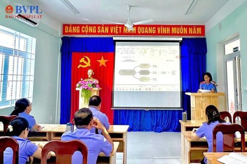 VKSND huyện Châu Thành tập huấn ứng dụng sơ đồ tư duy, số hóa hồ sơ