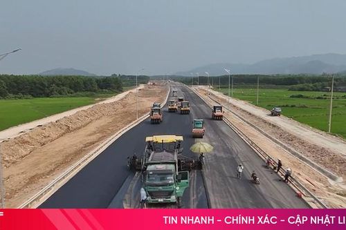 Gấp rút chuẩn bị thông xe tuyến chính cao tốc Bắc - Nam qua Hà Tĩnh