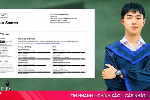 Thêm một học sinh Hà Tĩnh đạt điểm SAT gần tuyệt đối, top 1% thế giới