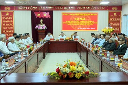 Huyện Thọ Xuân: Gặp mặt, làm việc với đoàn công tác huyện Quế Sơn, Hiệp Đức, tỉnh Quảng Nam