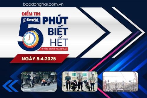 Điểm tin '5 phút biết hết' sáng 5-4: Đưa mái thép trung tâm hơn 5,3 ngàn tấn của nhà ga hành khách Sân bay Long Thành lên đỉnh mái