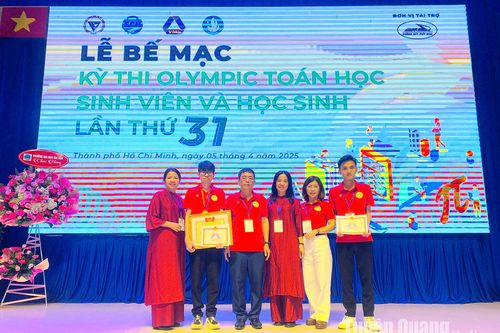 Trường Đại học Tân Trào giành 2 giải tại Kỳ thi Olympic Toán học sinh viên và học sinh toàn quốc