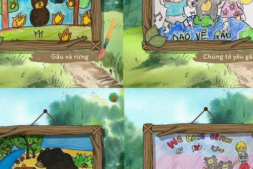 Triển lãm We Care Bears: Lời kêu gọi bảo tồn gấu thông qua những bức tranh