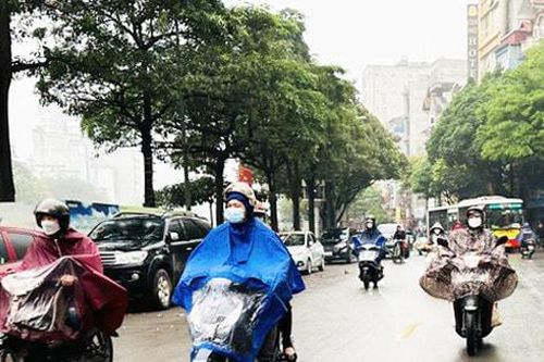 Bắc Bộ có mưa, mưa rào rải rác và có nơi có dông