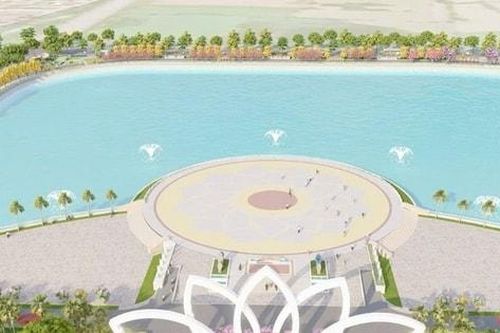 Cận cảnh công viên lớn nhất huyện Gia Lâm đang gấp rút thi công