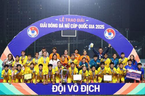 TP Hồ Chí Minh lần thứ tư đăng quang Cúp Quốc gia nữ