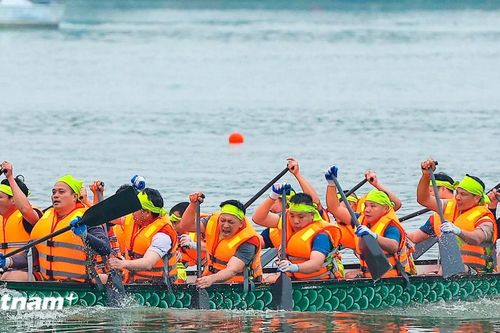 Phú Thọ: Sôi nổi giải Bơi chải Việt Trì mở rộng dịp Giỗ Tổ Hùng Vương