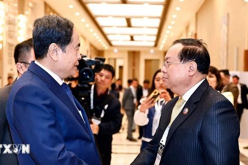 Hoạt động của Chủ tịch Quốc hội Trần Thanh Mẫn bên lề Đại hội đồng IPU-150
