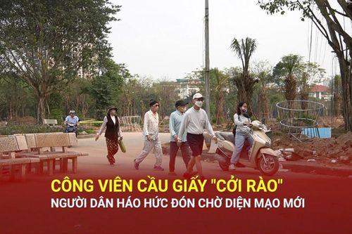 Công viên Cầu Giấy 'cởi rào', người dân háo hức chờ diện mạo mới