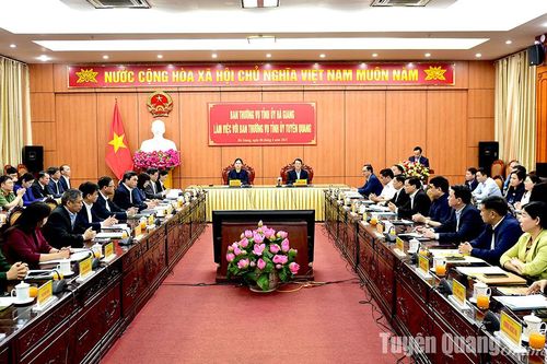 Phát huy truyền thống đoàn kết, chủ động phối hợp vì mục tiêu phát triển của Tuyên Quang và Hà Giang