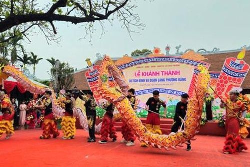 Hoài Đức: Khánh thành công trình tu bổ, tôn tạo di tích lịch sử, văn hóa quốc gia Đình, Quán Phương Bảng