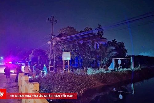 Cứu sống một thanh niên rơi xuống kênh sau tai nạn giao thông