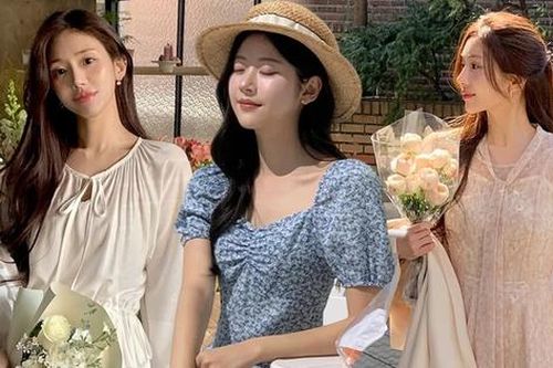 4 kiểu váy 'nàng thơ' đang được phụ nữ Hàn yêu thích