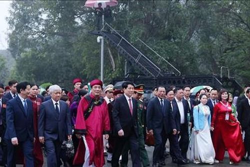 Giỗ Tổ Hùng Vương: Chủ tịch nước Lương Cường dâng hương tưởng niệm các Vua Hùng