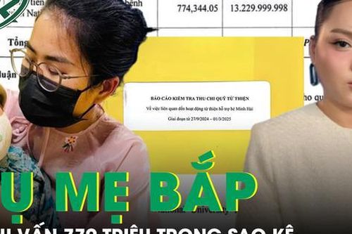 Phạm Thoại báo cáo kiểm toán vụ từ thiện bé Bắp, dư luận nghi vấn về 779 triệu hiện ở đâu?