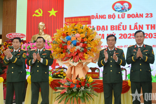 Đảng bộ Lữ đoàn Thông tin 23 (Quân khu 7) tổ chức thành công đại hội đại biểu làm trước