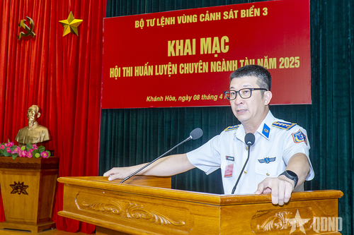 Vùng Cảnh sát biển 3 thi huấn luyện chuyên ngành tàu Cảnh sát biển
