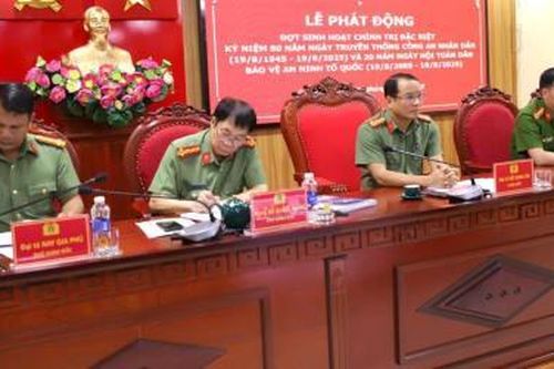 Công an Đắk Nông phát động đợt sinh hoạt chính trị đặc biệt