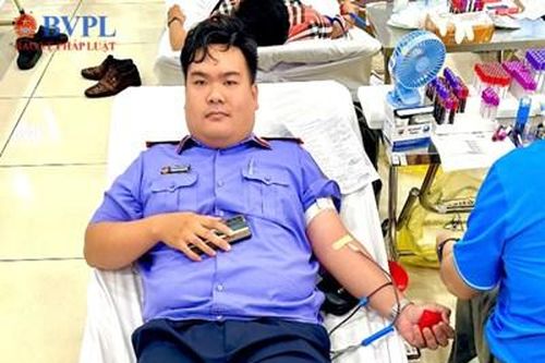 VKSND huyện Châu Thành hưởng ứng chương trình 'Hiến máu tình nguyện'