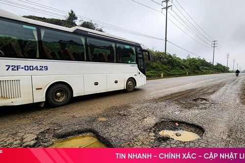 Nhiều tuyến đường tại Khu kinh tế Vũng Áng bị hư hỏng nghiêm trọng