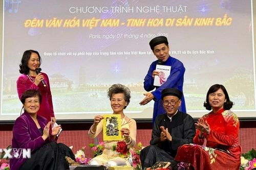 Mang tinh hoa di sản Kinh Bắc đến với công chúng Pháp