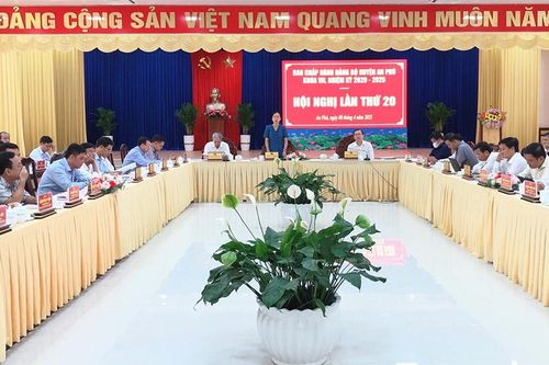 Hội nghị Ban Chấp hành Đảng bộ huyện An Phú lần thứ 20