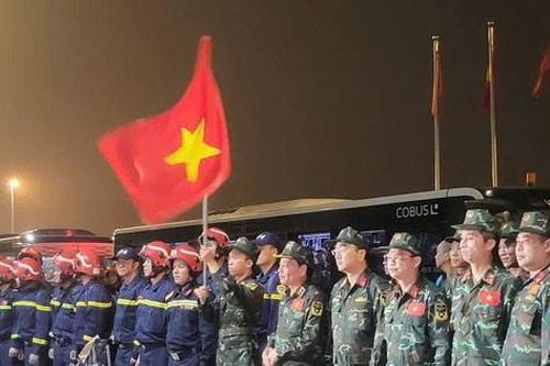 Lực lượng cứu hộ Việt Nam đã hoàn thành nhiệm vụ và trở về nước