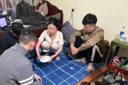 Bắt quả tang 6 đối tượng sử dụng ma túy trong phòng trọ