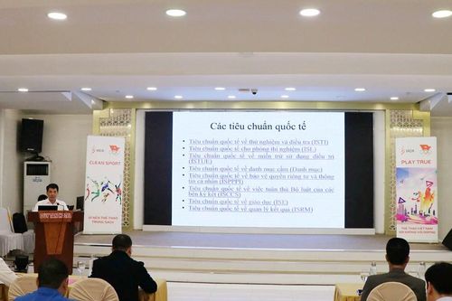 Tập huấn phòng, chống doping cho cán bộ quản lý và huấn luận thể thao