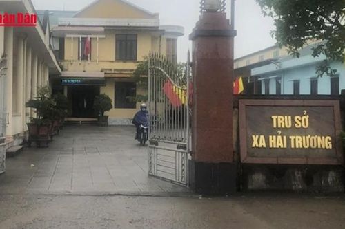 Quảng Trị: Cách chức lãnh đạo xã Hải Trường vì liên quan vi phạm về đất đai