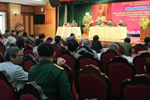 Hội thảo 'Nhìn lại 50 năm văn học viết về cuộc kháng chiến chống Mỹ cứu nước'