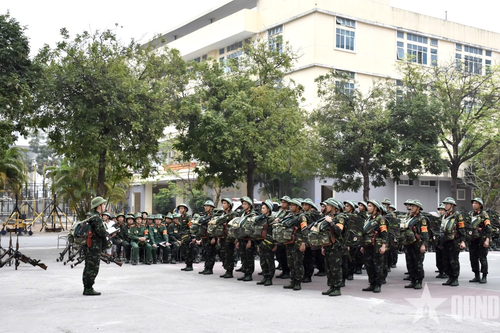 Học viện Quân y diễn tập cho học viên khóa 53