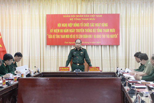 Hội nghị hiệp đồng tổ chức các hoạt động kỷ niệm 80 năm Ngày truyền thống Bộ Tổng Tham mưu