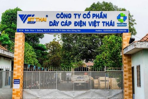 Công ty CP Dây cáp điện Việt Thái bị xử phạt về môi trường
