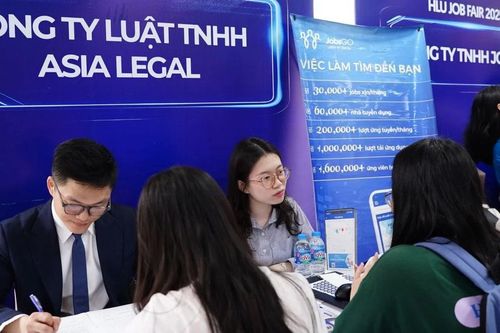 Nhiều cơ hội việc làm tại Ngày hội việc làm của Trường ĐH Luật Hà Nội