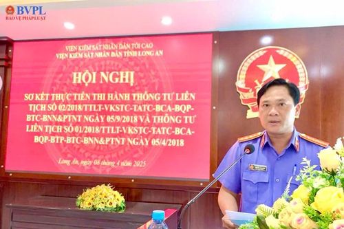 VKSND tỉnh Long An chủ trì Hội nghị sơ kết liên ngành