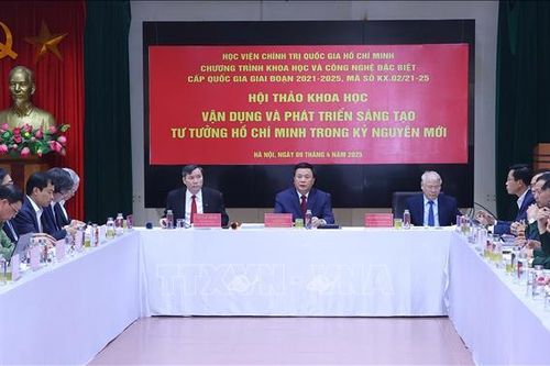 Vận dụng và phát triển sáng tạo tư tưởng Hồ Chí Minh trong kỷ nguyên mới