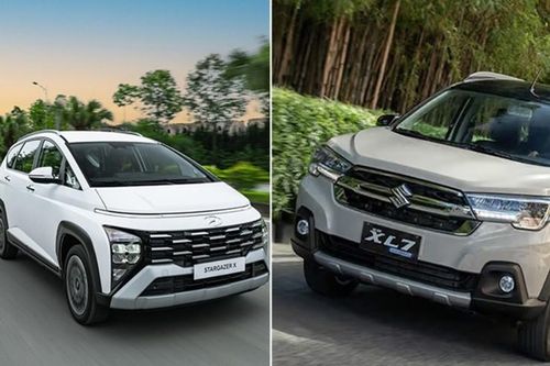 So kè Suzuki XL7 Hybrid và Hyundai Stargazer X