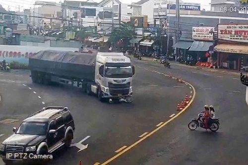 Người đàn ông ở Lâm Đồng thoát chết thần kỳ sau khi bị xe container cuốn vào gầm