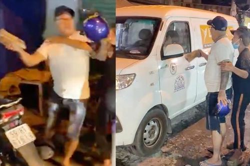 Công an làm việc với người chặn đầu ô tô rồi cầm gạch đập vỡ kính
