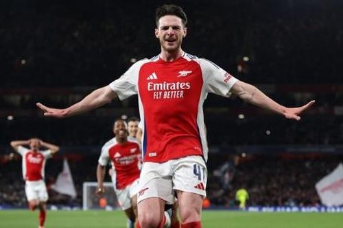 Kỷ lục của Declan Rice giúp Arsenal nhấn chìm Real Madrid