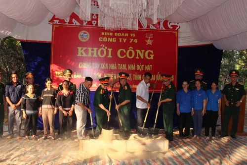 Khởi công xây dựng 'Nhà đồng đội'
