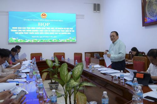 Đẩy nhanh tiến độ triển khai, hoàn thành các nhiệm vụ đột phá trong lĩnh vực nông nghiệp, thủy sản
